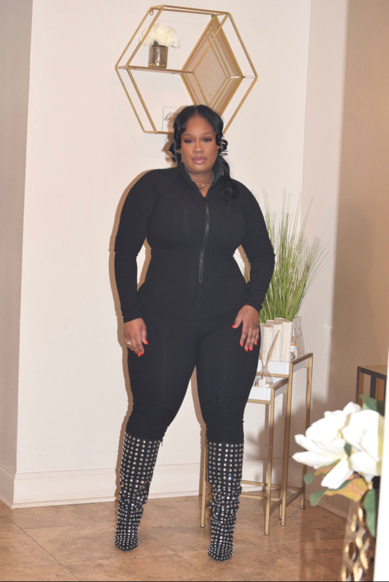 Snatched Jumpsuit - Black