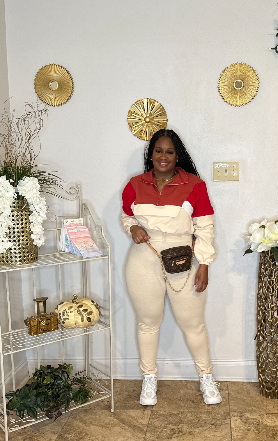 RESTOCK SHIP/ 11/15/24
Combo set cream/red