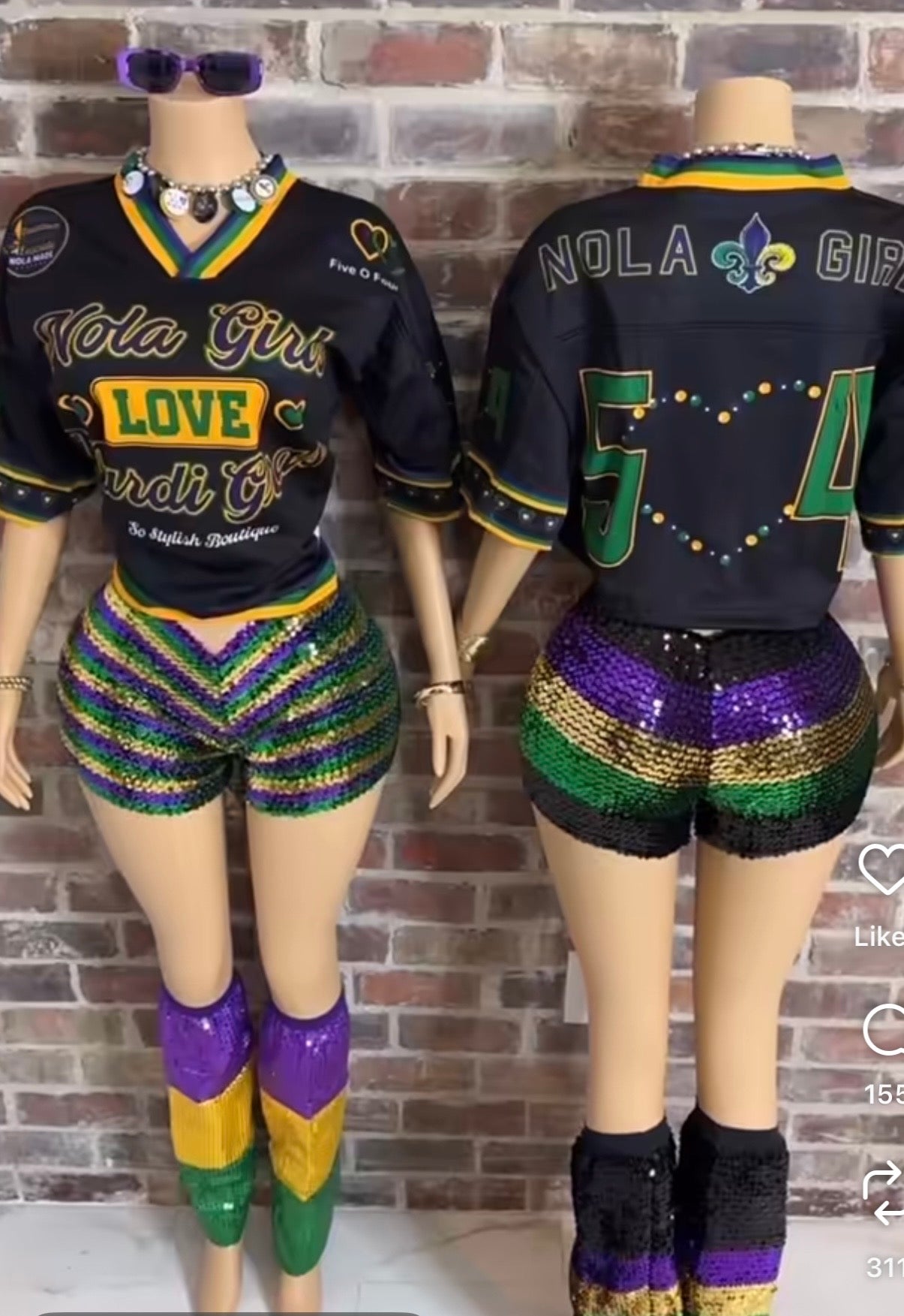 Nola Girl Jersey Black