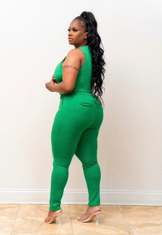 Two-piece Luxe Set / Green