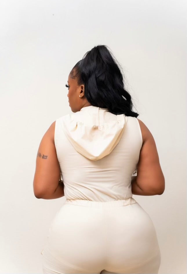 Classy girl Jumpsuit /Cream