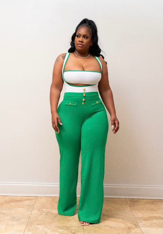 Green Goddess jumpsuits