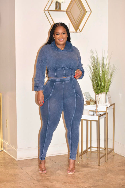 Acid Jogger set (Denim)