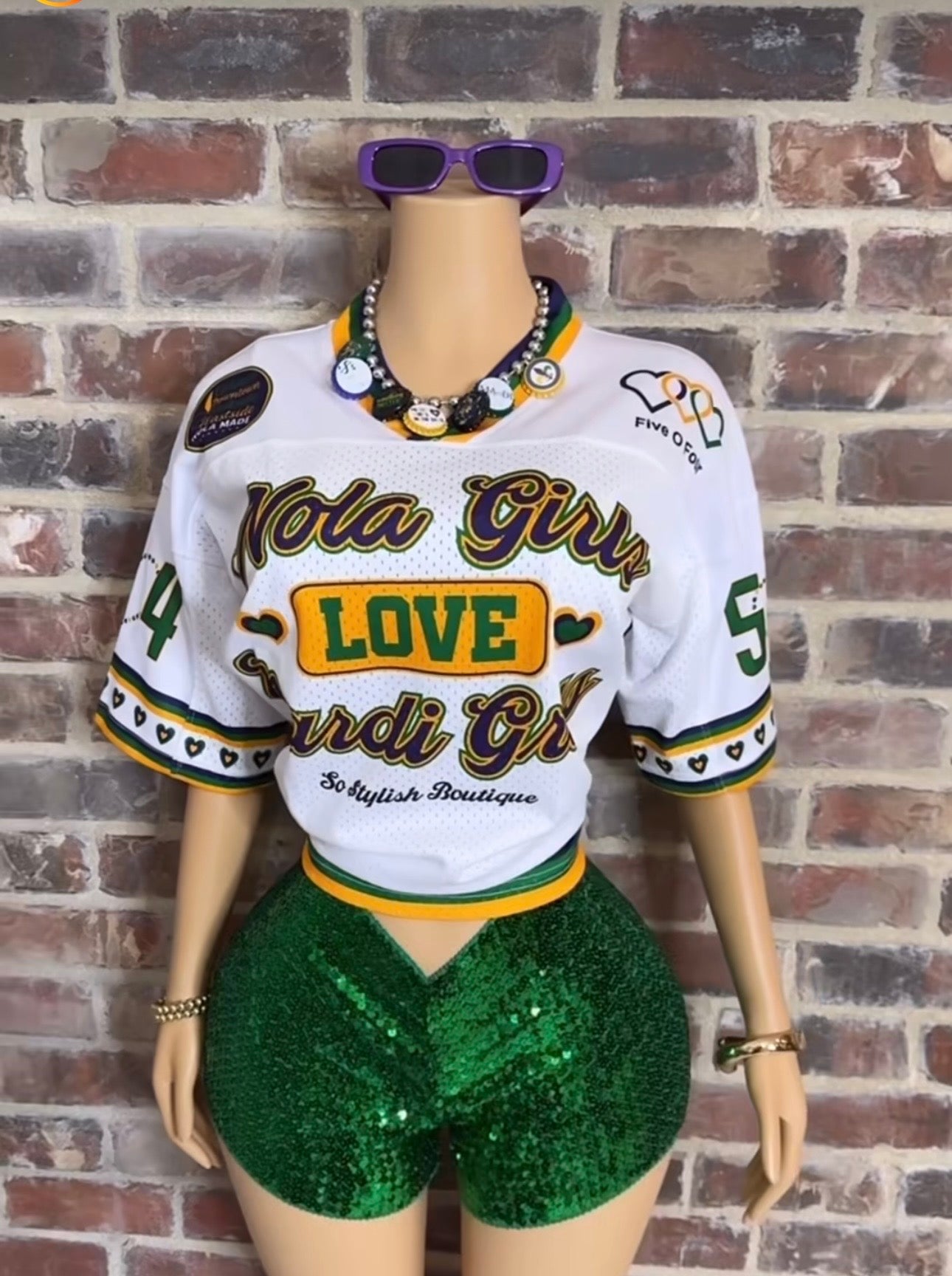 Nola Girl Jersey (White)