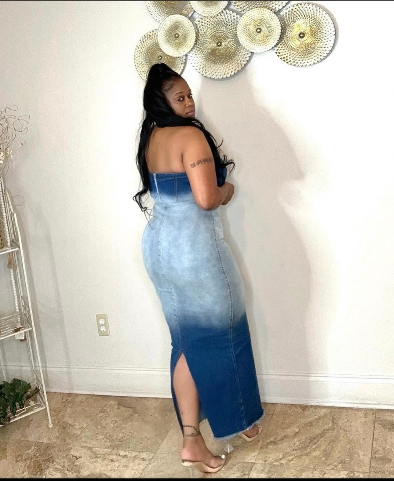 Denim (Maxi Skirt set