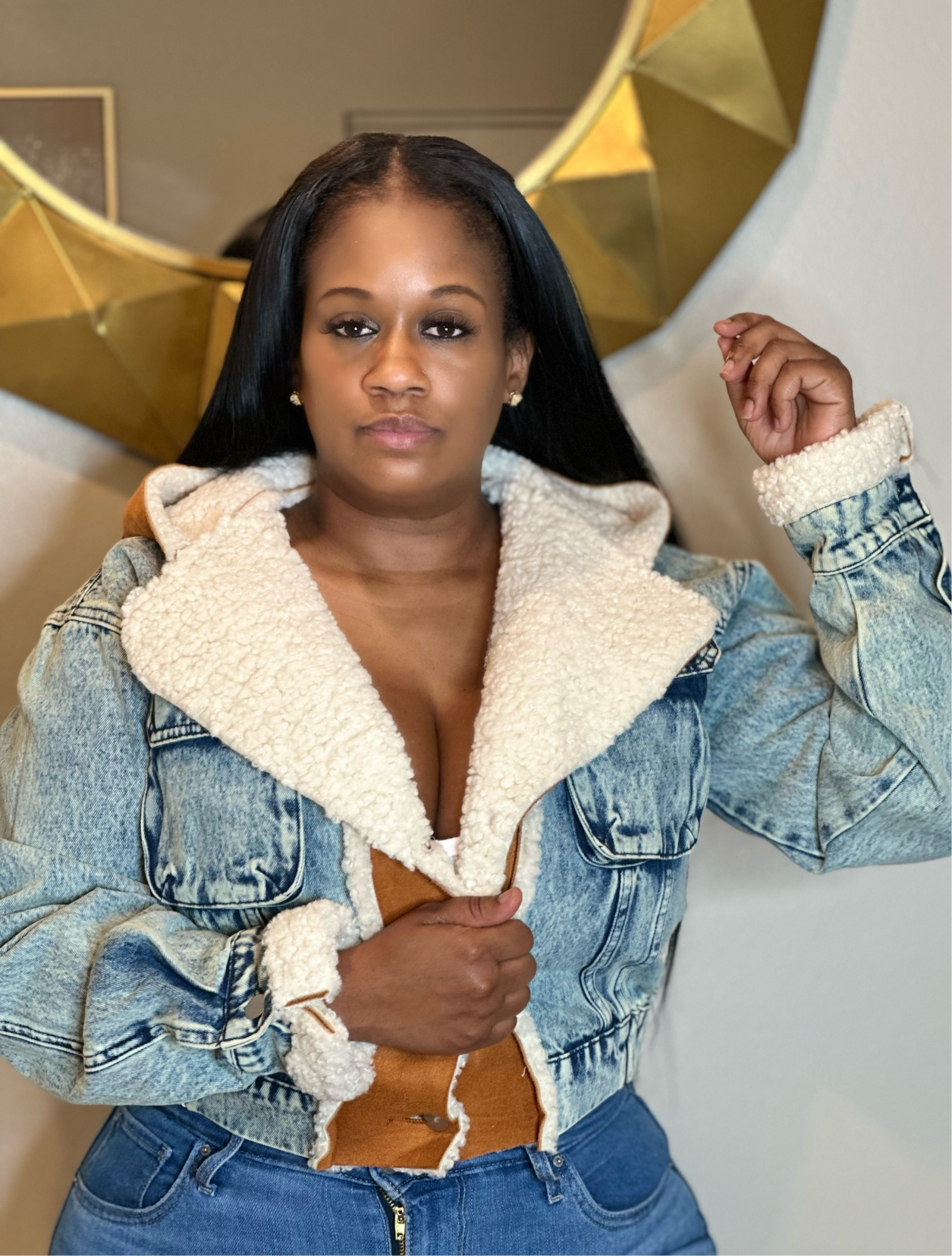 Hoodie Denim Jacket