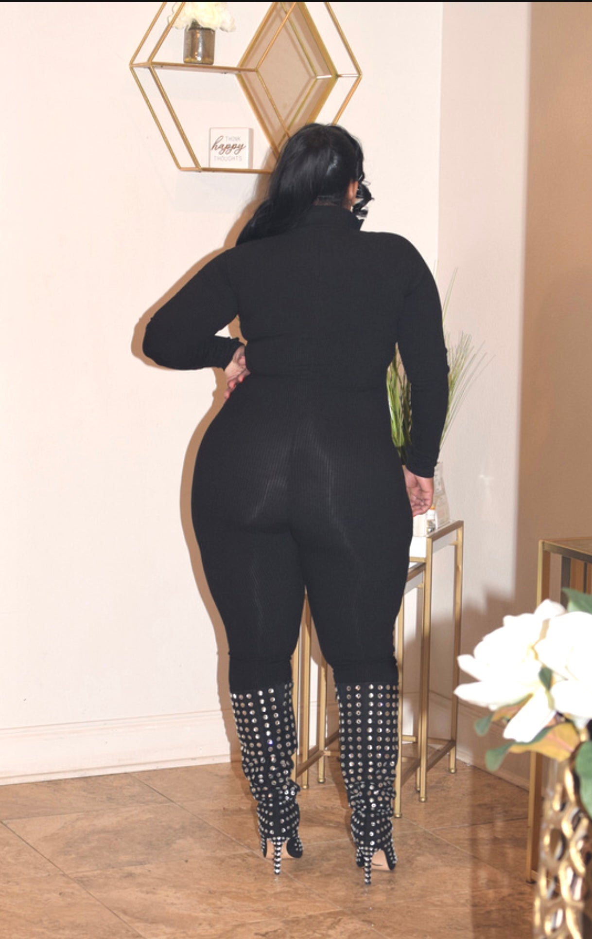 Snatched Jumpsuit - Black