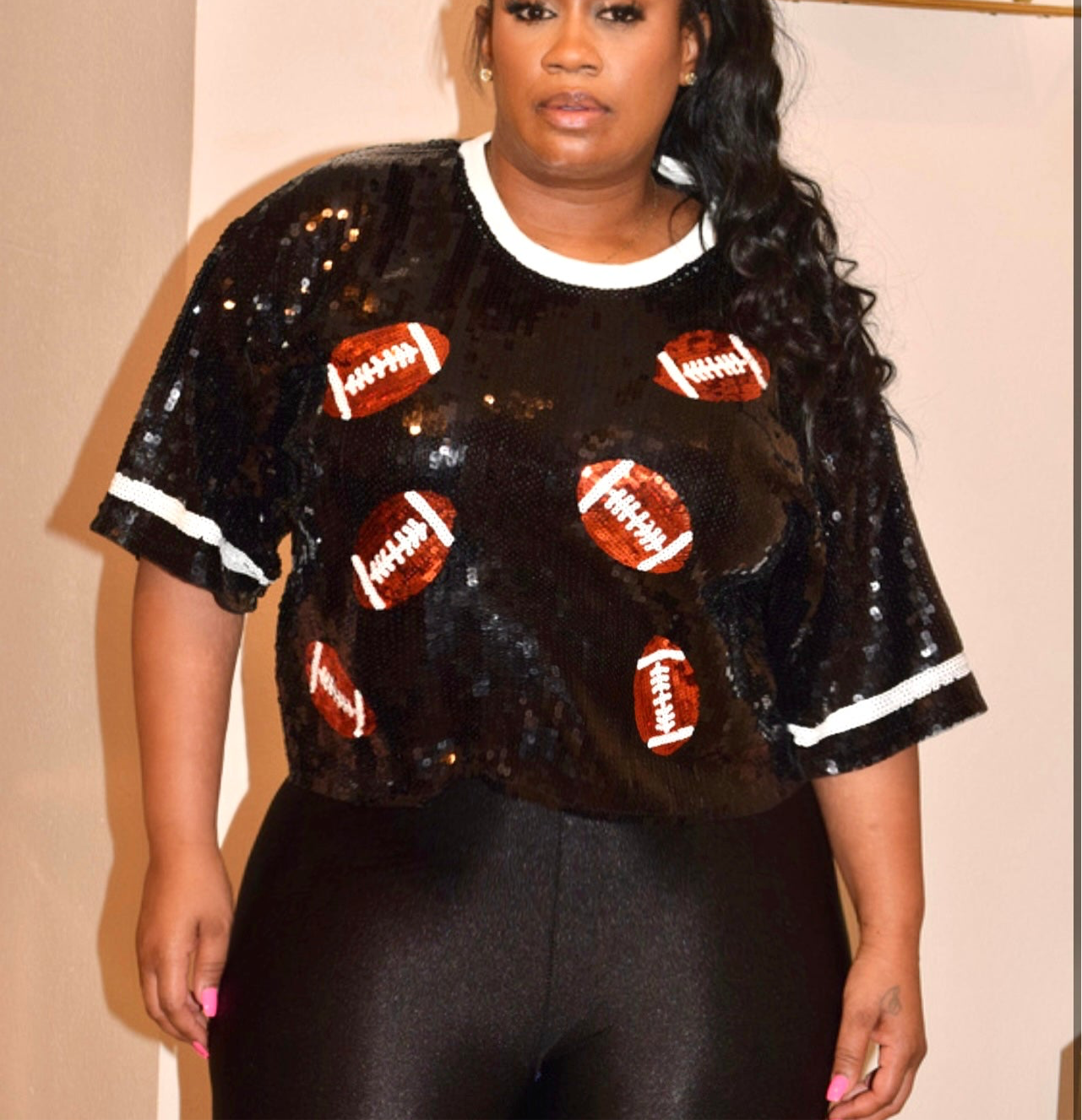 Ball Out Sequin Top